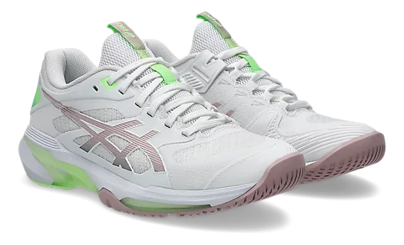 Asics Solution Speed FF 4 Chaussure de tennis pour femme blanc/morganite