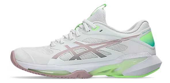 Asics Solution Speed FF 4 Chaussure de tennis pour femme blanc/morganite