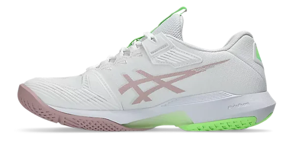 Asics Solution Speed FF 4 Chaussure de tennis pour femme blanc/morganite