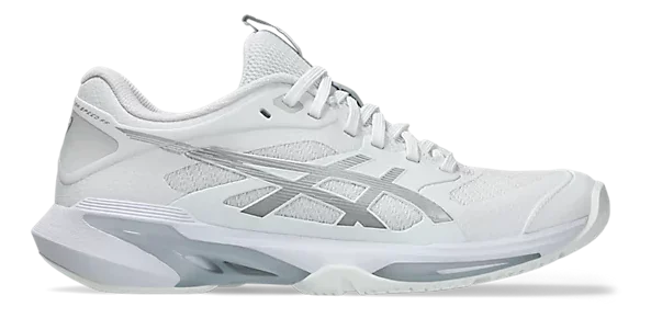 Asics Solution Speed FF 4 Blanches/Argentées Chaussures de Tennis Femme