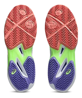 Asics SonicSmash FF Blanc/Goyave Chaussures de Padel