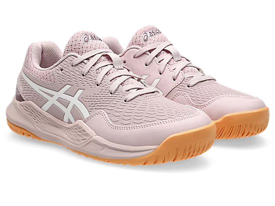 Asics Gel-Resolution 9 GS Watershed Rose/White Youth Tennis Shoes