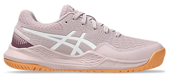 Asics Gel-Resolution 9 GS Watershed Rose/White Youth Tennis Shoes