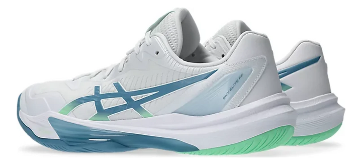 Asics Sky Elite FF 3 Volleyball-Court Shoe White/Saba Blue