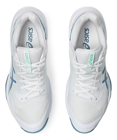 Asics Sky Elite FF 3 Volleyball-Court Shoe White/Saba Blue