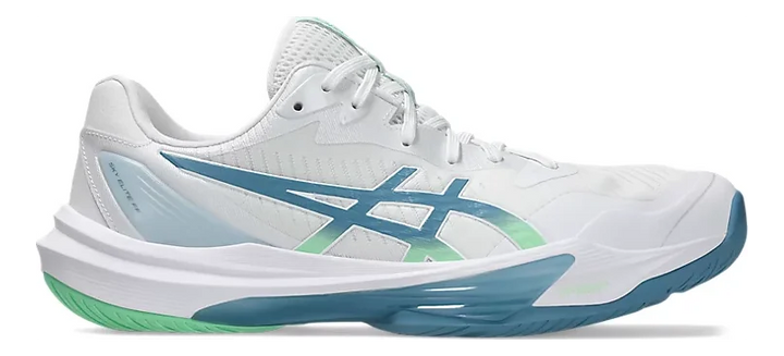 Asics Sky Elite FF 3 Volleyball-Court Shoe White/Saba Blue