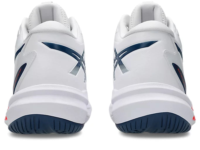 Asics Sky Elite FF MT 3 Volleyball-Court Shoe White/Mako Blue