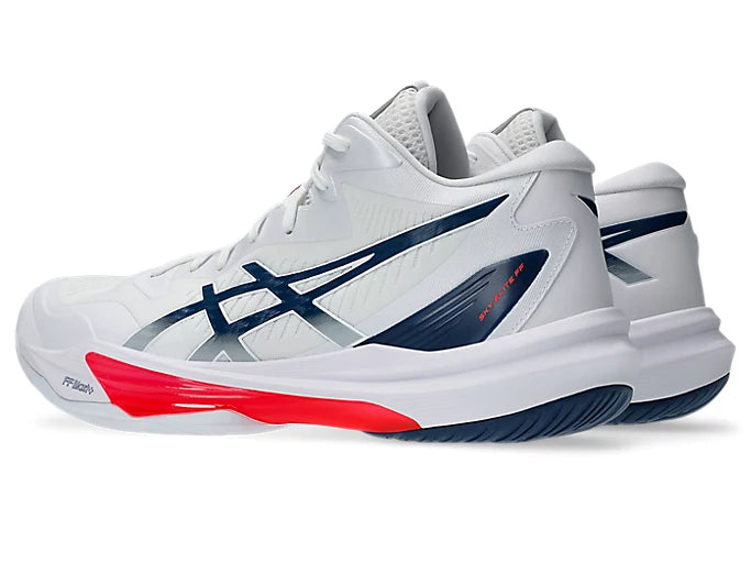 Asics Sky Elite FF MT 3 Volleyball-Court Shoe White/Mako Blue