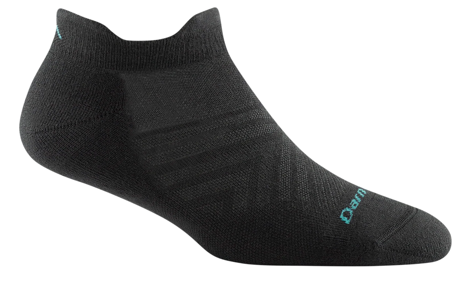 Darn Tough  Running Sock Tab No Cushion No Show Ultra-Lightweight Men's 1053 XLarge-12-15-men-Black 