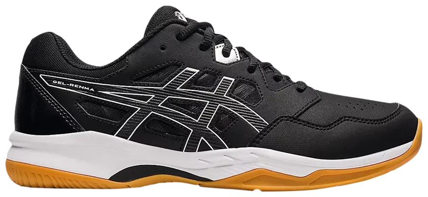 Asics Renma Men's Court Shoe Black/White - Sports Virtuoso