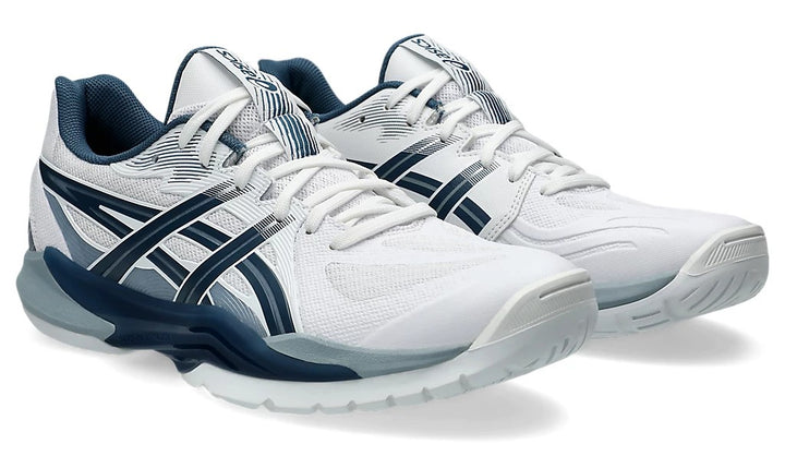 Asics Power Break FF White/Vintage Indigo Men's Court Shoe  