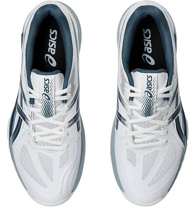 Asics Power Break FF White/Vintage Indigo Men's Court Shoe  