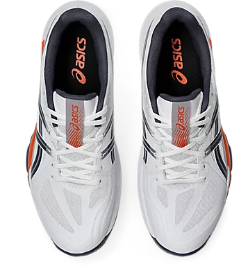 Asics Power Break FF White/Nova Orange Court Shoe