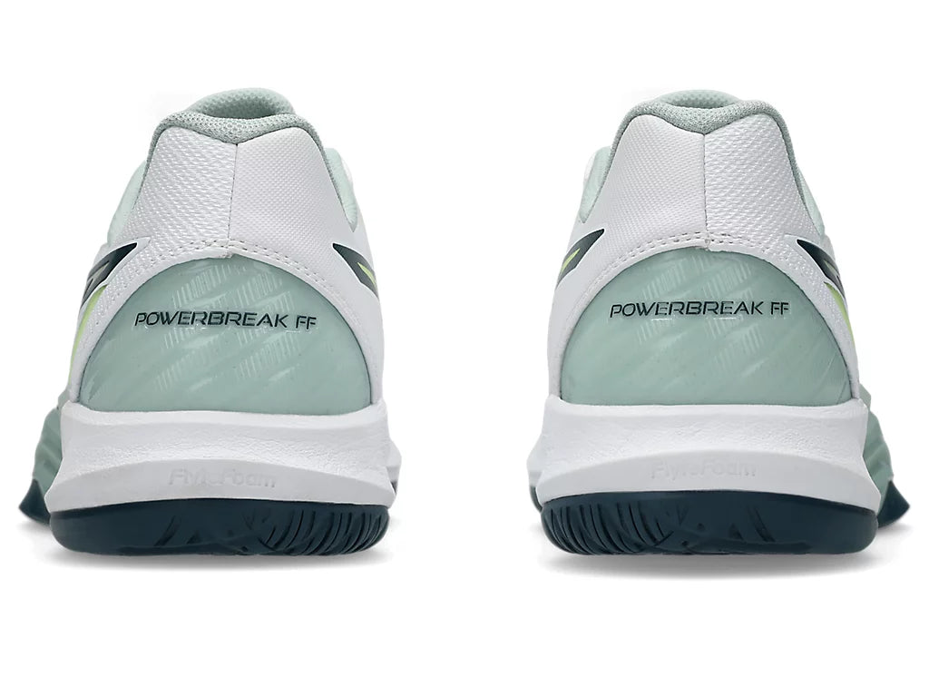 Asics Power Break FF White/Tranquil Teal Men's Court Shoe