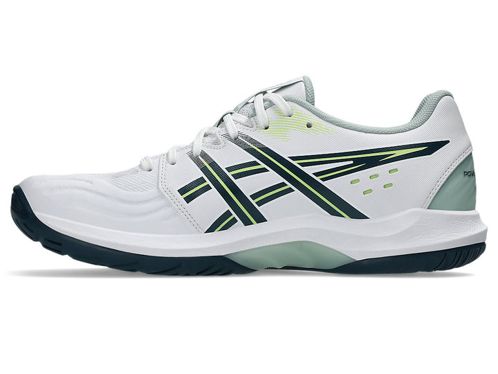 Asics Power Break FF White/Tranquil Teal Men's Court Shoe
