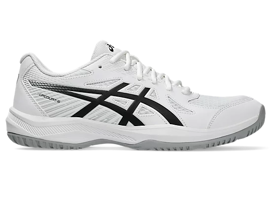 Asics Gel-Upcourt 6 White/Black Men's Court Shoe  