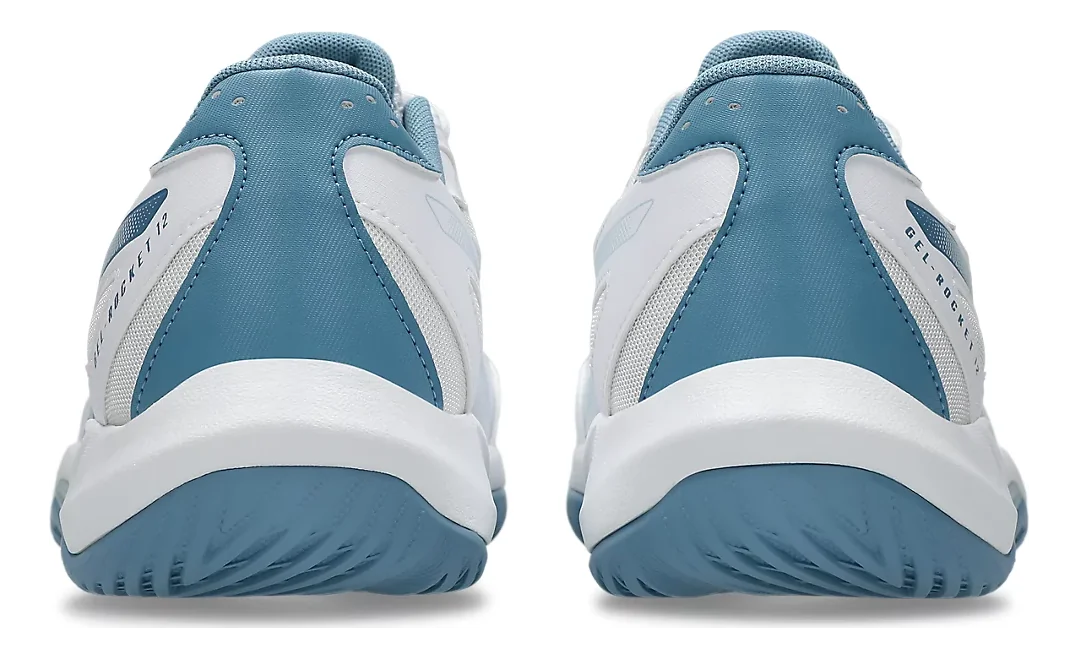 Asics Gel-Rocket 12 Wide Court Shoe White-Cool Grey