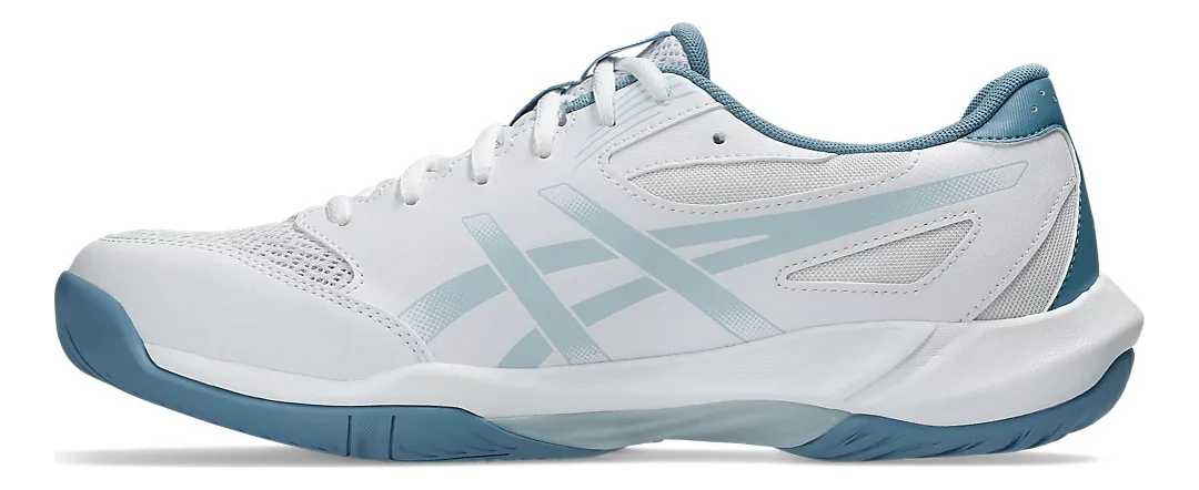 Asics Gel-Rocket 12 Wide Court Shoe White-Cool Grey