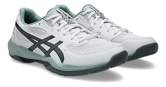Asics Gel-Rocket 12 Wide Court Shoe White-Steel Grey