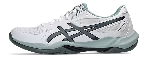 Asics Gel-Rocket 12 Wide Court Shoe White-Steel Grey