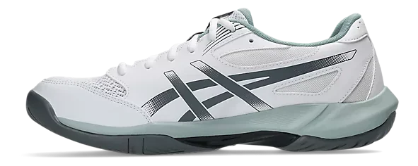 Asics Gel-Rocket 12 Wide Court Shoe White-Steel Grey