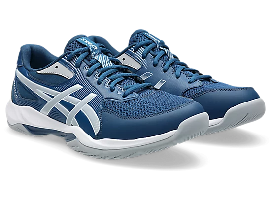 Chaussures de tennis larges Asics Gel-Rocket 12 Mako bleu-gris
