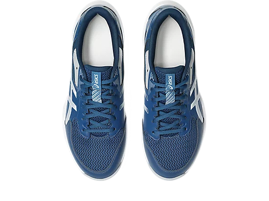 Chaussures de tennis larges Asics Gel-Rocket 12 Mako bleu-gris