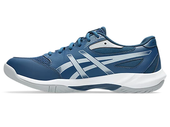 Chaussures de tennis larges Asics Gel-Rocket 12 Mako bleu-gris