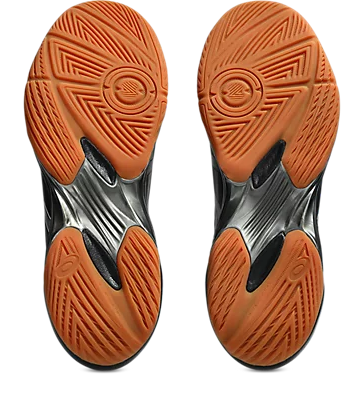 Asics Gel-Rocket 12 Court Shoe Black/Gunmetal - Sports Virtuoso