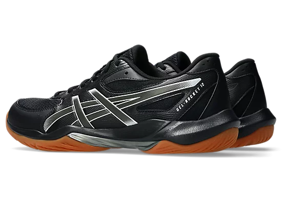 Asics Gel-Rocket 12 Court Shoe Black/Gunmetal
