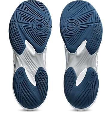 Asics Gel-Rocket 12 Court Shoe White/Mako Blue - Sports Virtuoso