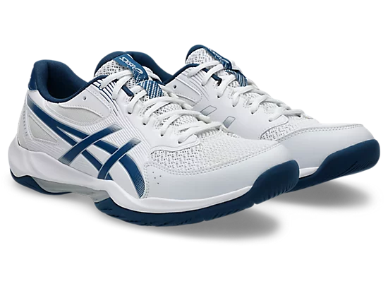 Asics Gel-Rocket 12 Court Shoe White/Mako Blue