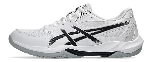 Asics Gel-Rocket 12 Blanc/Noir Chaussures de court 