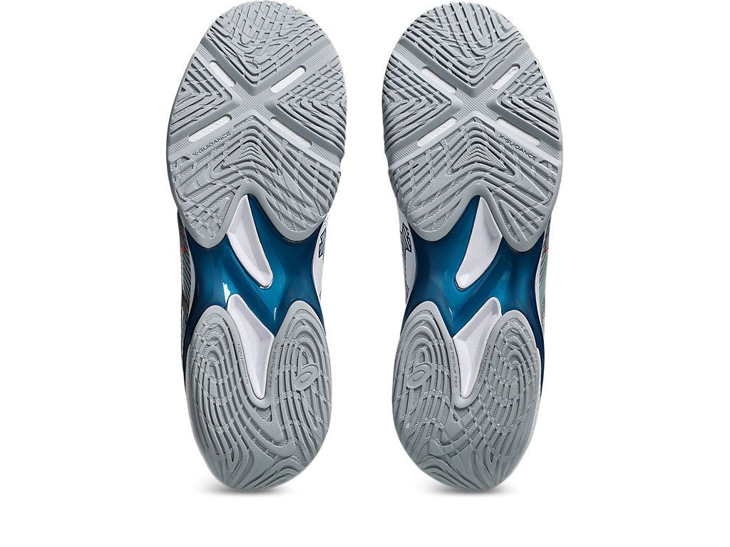 Asics Blade FF2 Men's Court Shoe  White/Mako Blue - Sports Virtuoso