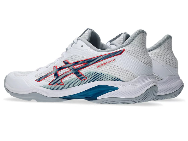 Asics Blade FF2 Men's Court Shoe  White/Mako Blue