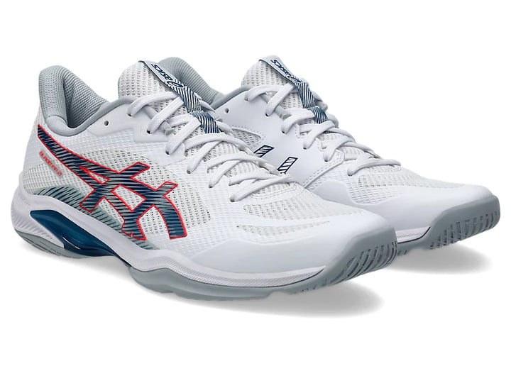 Asics Blade FF2 Men's Court Shoe  White/Mako Blue