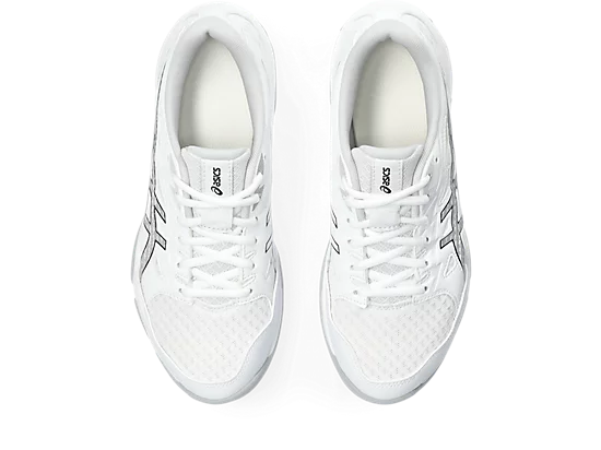 Asics Gel-Tactic 12 Women's Court Shoe White/Pure Silver  