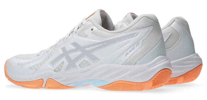 Asics Blade FF Women's Court Shoe White/Grey Blue  