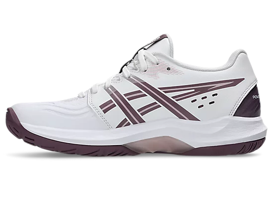 Asics Power Break FF White/Dusty Mauve Women's Court Shoe  