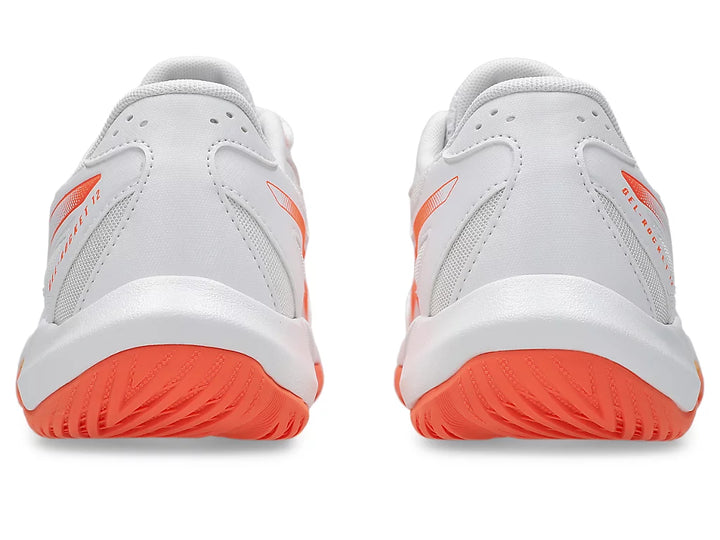 Asics Gel-Rocket 12 Court Women's Shoe White-Vivid Coral