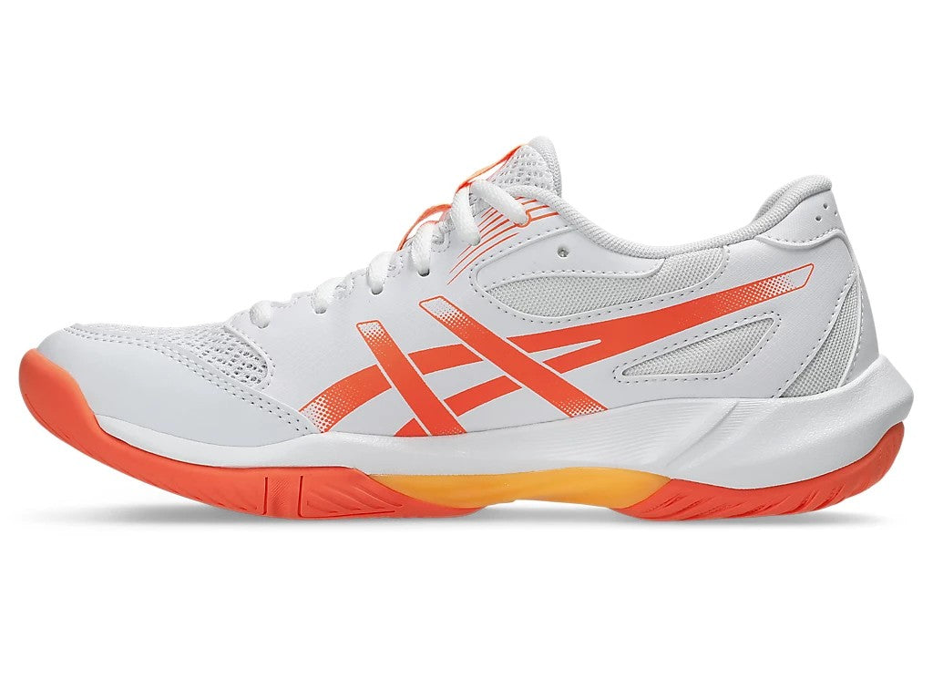 Asics Gel-Rocket 12 Court Women's Shoe White-Vivid Coral
