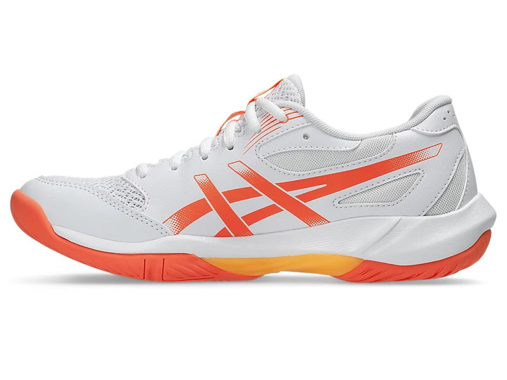 Asics Gel-Rocket 12 Court Women's Shoe White-Vivid Coral