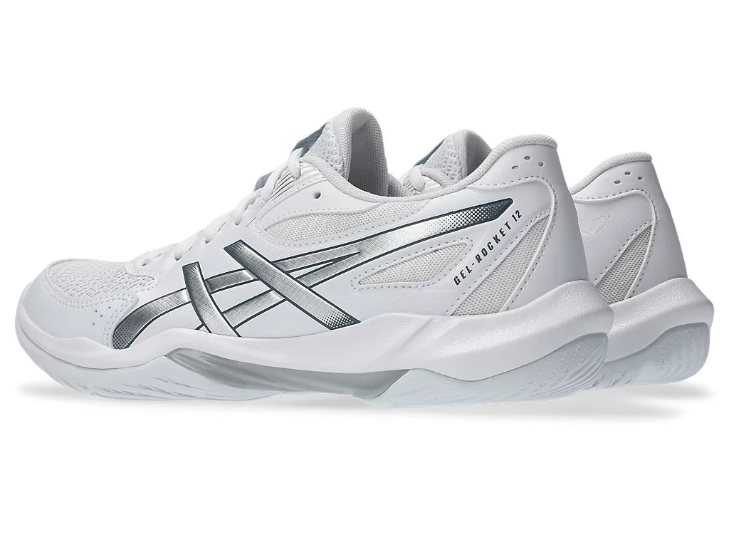 Asics Gel-Rocket 12 Court Women's Shoe White/Pure Silver