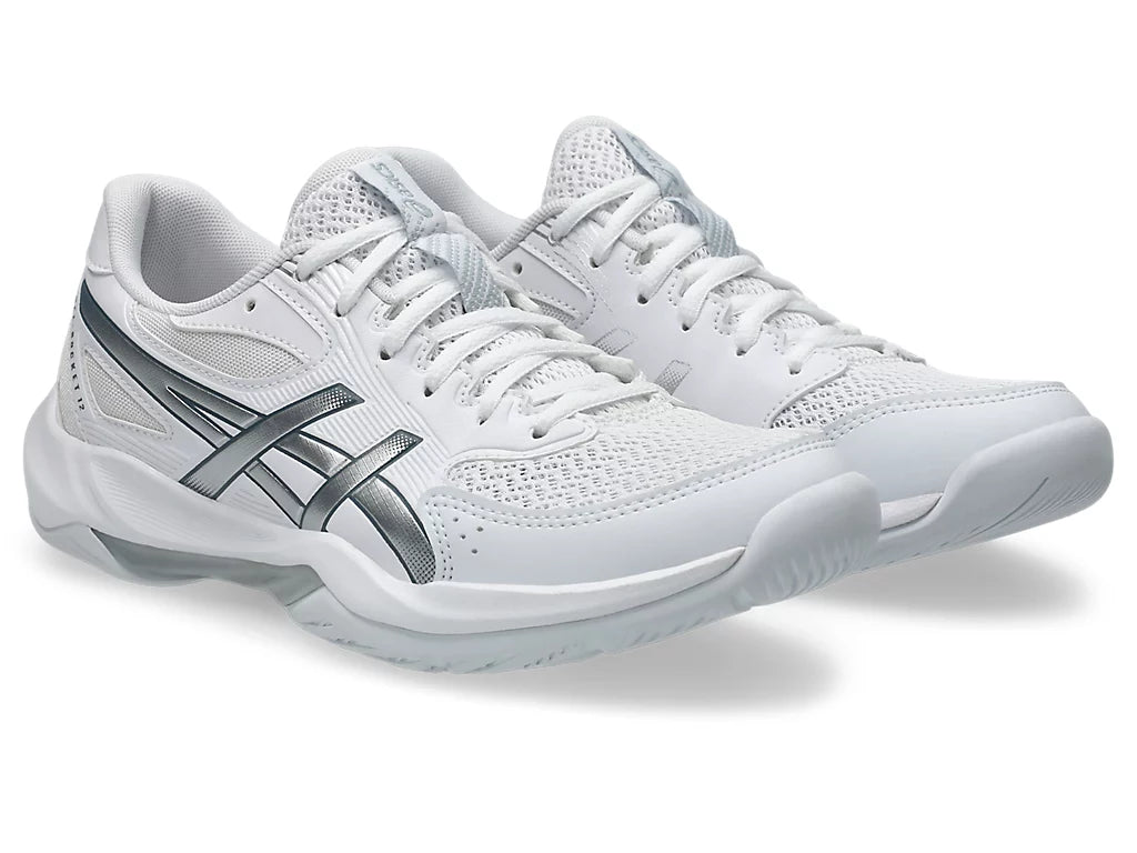 Asics Gel-Rocket 12 Court Women's Shoe White/Pure Silver