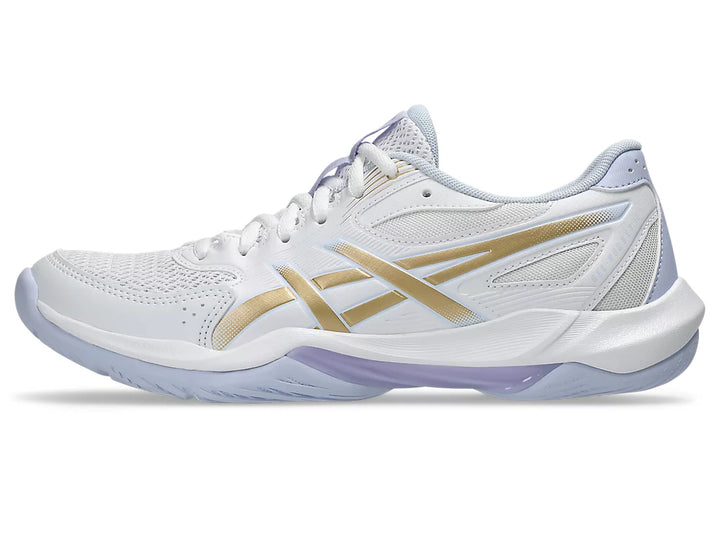 Asics Gel-Rocket 12 Court Women's Shoe White/Champagne