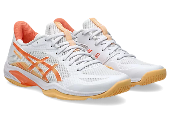 Asics Blade FF2 Women's Court Shoe White/Vivid Coral