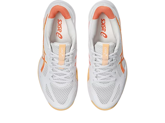 Asics Blade FF2 Women's Court Shoe White/Vivid Coral
