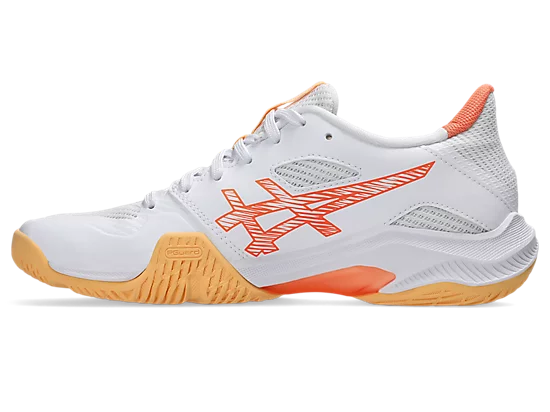 Asics Blade FF2 Women's Court Shoe White/Vivid Coral