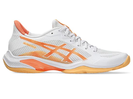 Asics Blade FF2 Women's Court Shoe White/Vivid Coral - Sports Virtuoso