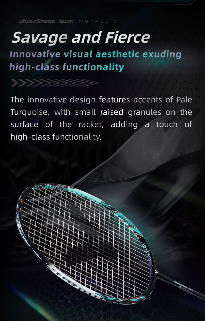 Victor Aura Speed 90K Metallic R 4U Badminton Racquet Unstrung